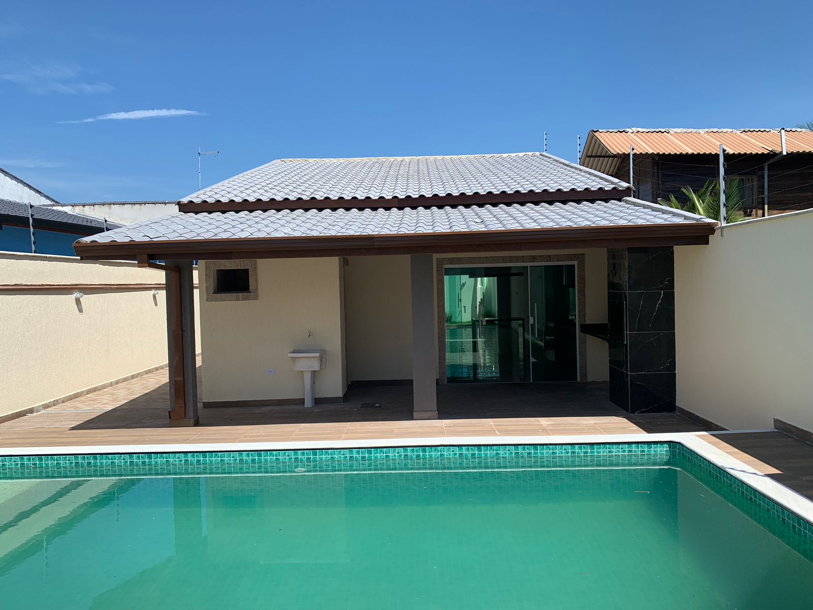 CASA C/ PISCINA JD DAS PALMEIRAS - ITANHAÉM/SP - LADO PRAIA - foto 2